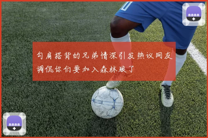 勾肩搭背的兄弟情深引发热议网友调侃你们要加入森林狼了